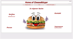 Desktop Screenshot of cheesebuerger.de