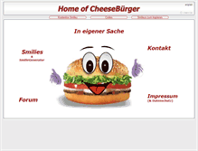 Tablet Screenshot of cheesebuerger.de